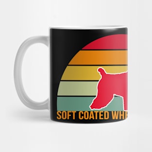 Soft Coated Wheaten Terrier Vintage Silhouette Mug